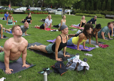 Yoga in The Park with PKNY Yoga Video